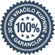 100% garancija - 30 dni vračilo kupnine